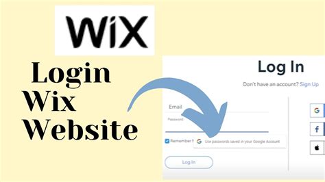 wix vista login|Logging in to Your Wix Account 